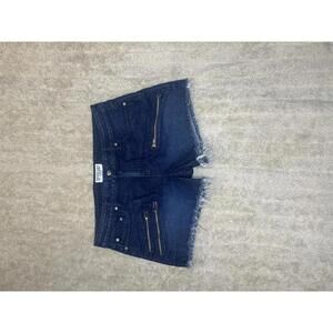 Derek Lam 10 Crosby Quinn moto girlfriend cut-off jean shorts Size 32